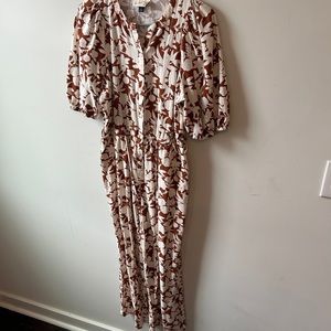 Universal thread jumpsuit floral